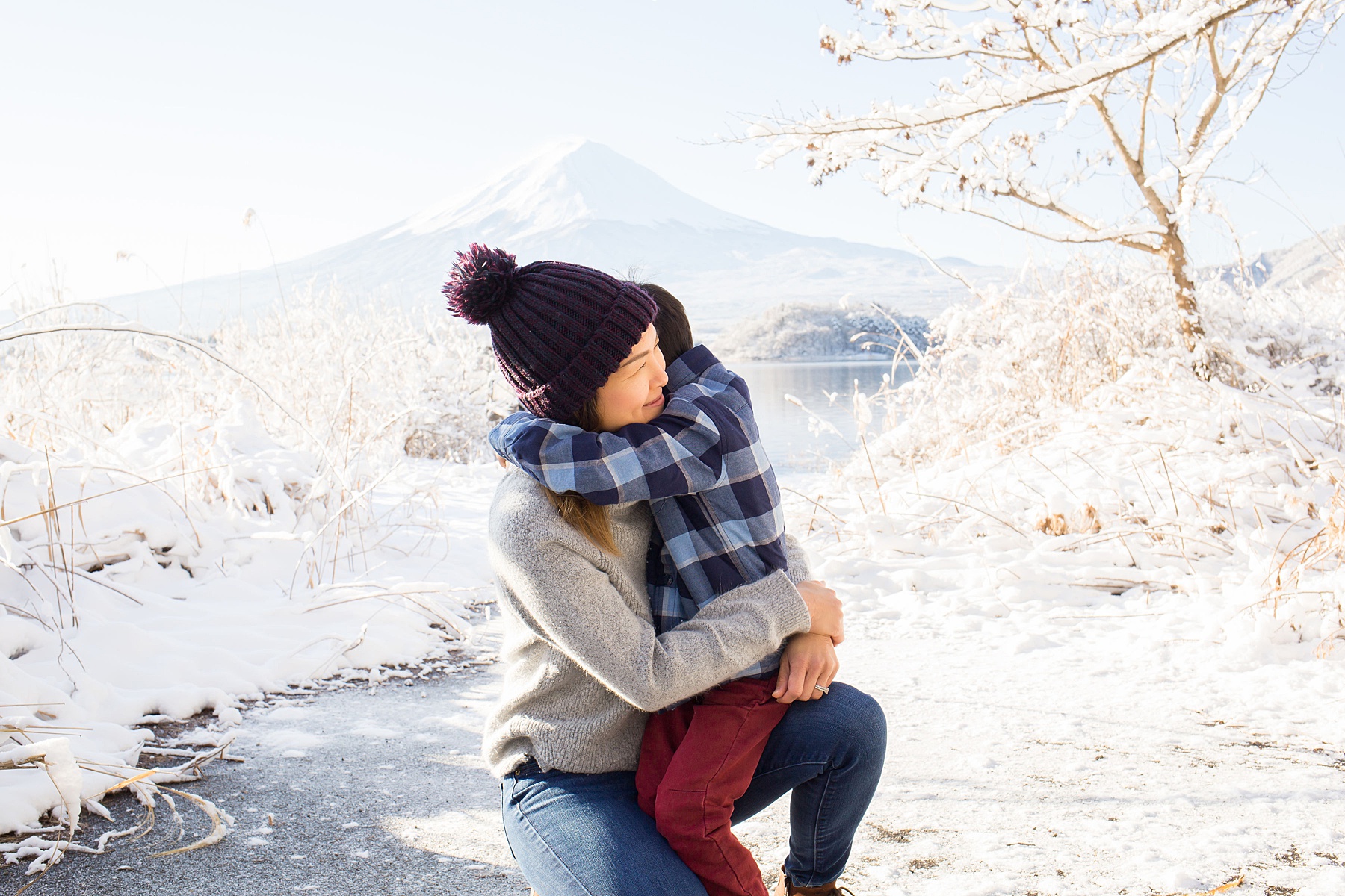 Yokota Air Base Family Photography with Mt. Fuji